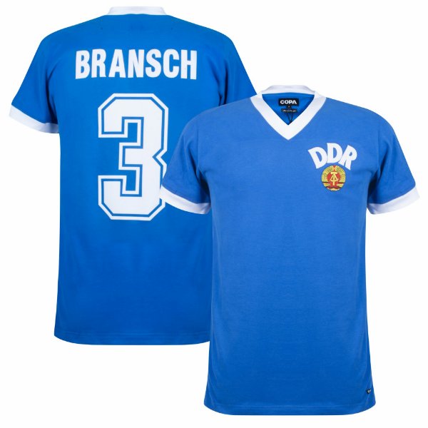 DDR Retro Football Shirt WC 1974 + Bransch 3