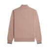 Fred Perry - Half Zip Sweatshirt - Dark Pink