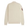Fred Perry - Laurel Wreath Mock Neck Jumper - Oatmeal