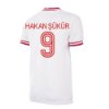Turkey Retro Football Shirt 1979 + Hakan Şükür 9