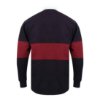 Rugby Vintage - England Panelled Retro Rugby Shirt - Navy/ Burgundy