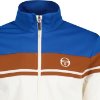 Sergio Tacchini - Damarindo Retro 80s Trainingsjack - Nautical Blue/  Mocha Bique