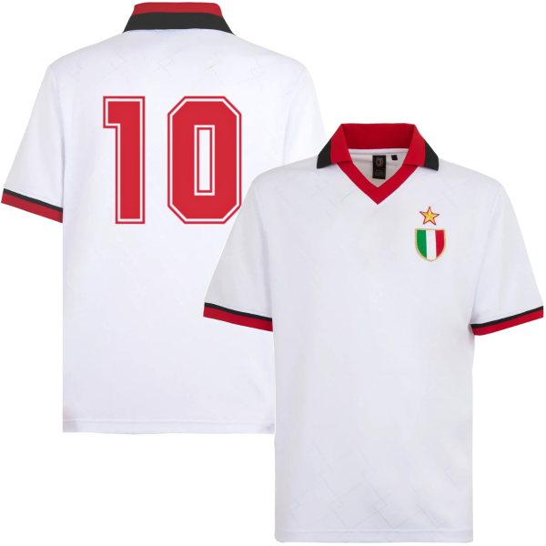 AC Milan Retro Football Shirt Champions League Final 1993-1994 + 10 (Savicevic)