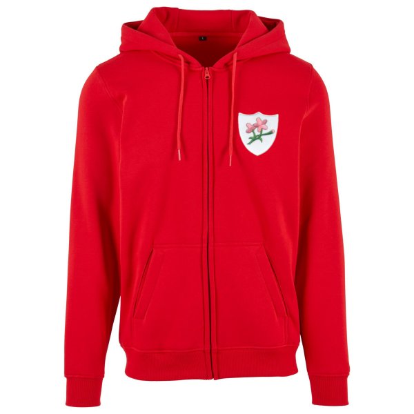 Rugby Vintage - Japan Retro Rugby Zip Hoodie 1932 - Rood