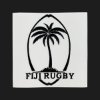 Rugby Vintage - Fiji Retro Rugby Zip Hoodie - Zwart
