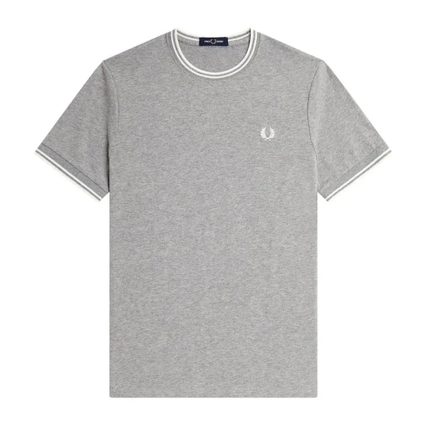 Fred Perry - Twin Tipped T-Shirt - Steel Marl