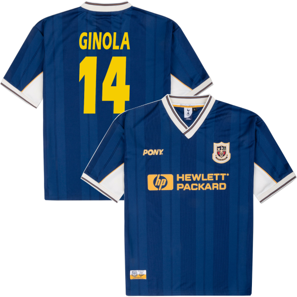 Pony - Tottenham Hotspur Retro Football Shirt Away 1997-1999 + Ginola 14