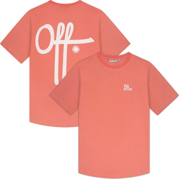Off The Pitch - Fullstop Slim Fit T-Shirt - Tea Rose