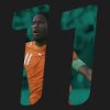 FC Eleven - Drogba Les Éléphants T-Shirt - Zwart