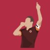 FC Eleven - Il Bimbo d'Oro Totti T-Shirt - Burgundy
