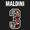 Picture of FC Eleven - Il Capitano Maldini T-Shirt - Black