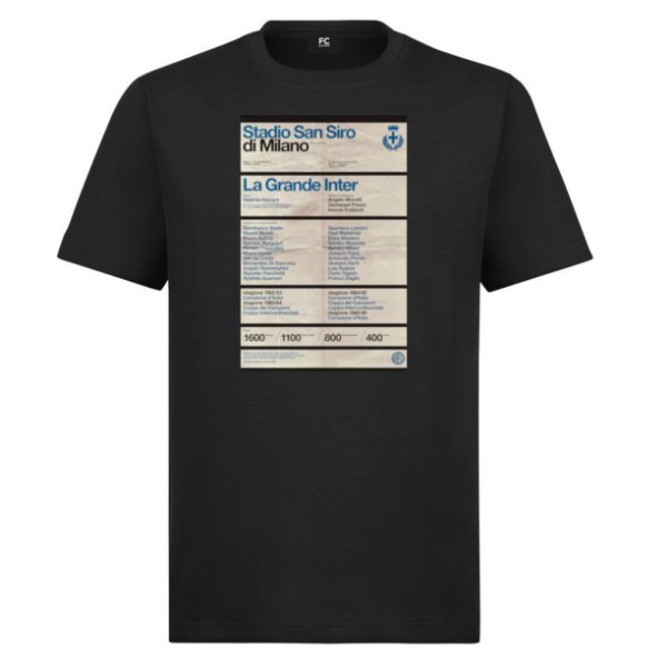 LPFC - La Grande Inter 1965 Heavy T-Shirt - Zwart