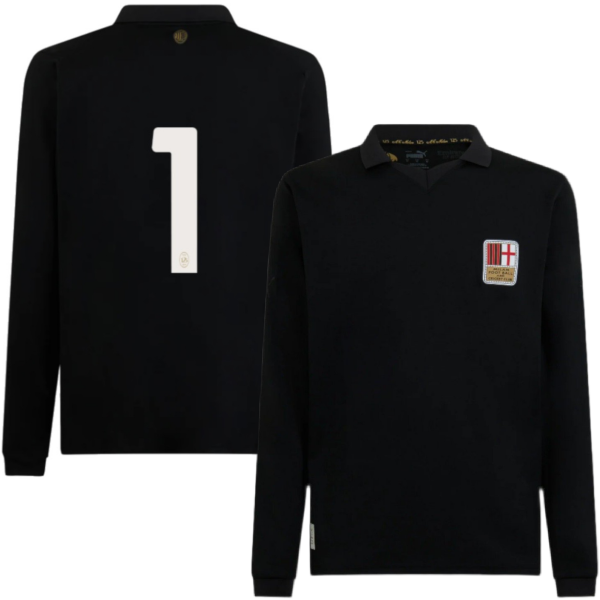 AC Milan Authentic 125-jarig Jubileum Keepershirt + 1