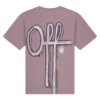 Off The Pitch - Landscape Regular Fit T-Shirt - Lavender