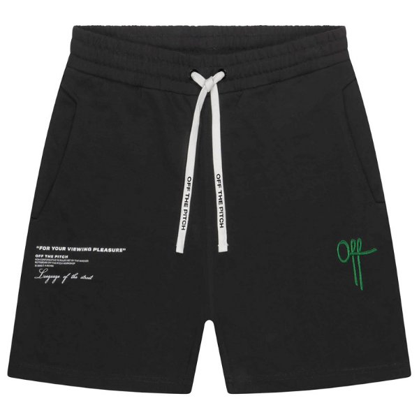 Off The Pitch - Neo Sweatshorts - Zwart