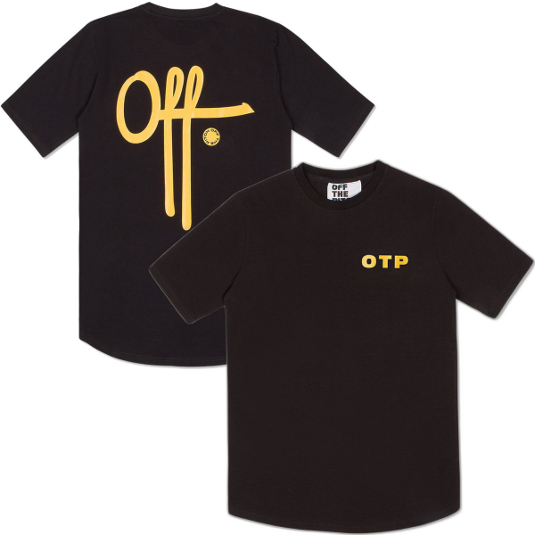 Picture of Off The Pitch - Full Stop T-Shirt - Black/ Yellow