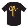 Picture of Off The Pitch - Full Stop T-Shirt - Black/ Yellow
