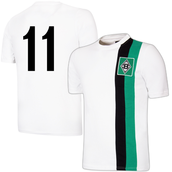 Borussia Mönchengladbach Retro-Trikot 1972-1973 + 11 (Heynckes)