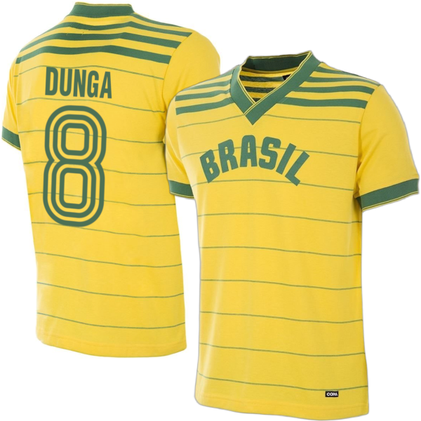 Brazilië Retro Shirt 1984 + Dunga 8