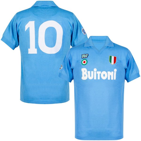 Ennerre - Napoli Buitoni Maradona Official Replica Retro Shirt 1987-1988