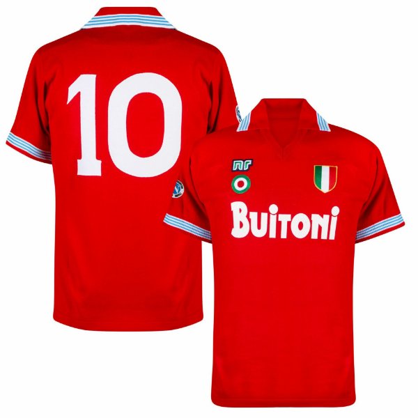 NR Nicola Raccuglia - Napoli Official Football Third Shirt 1987-1988 + Number 10