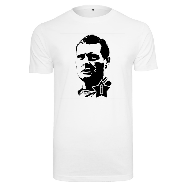 FC Eleven - Paul Gascoigne 8 T-Shirt - Wit