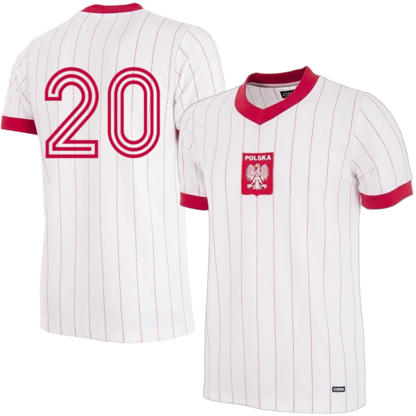 Poland Retro Shirt 1982 + 20 (Boniek)