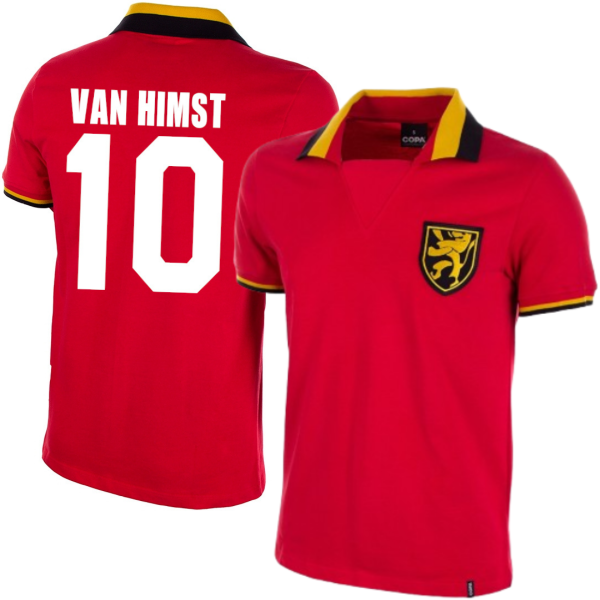 Belgie Retro Voetbalshirt 1960's + Van Himst 10