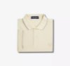 Fred Perry - Twin Tipped Poloshirt - Oatmeal/ Snow White/ Warm Grey