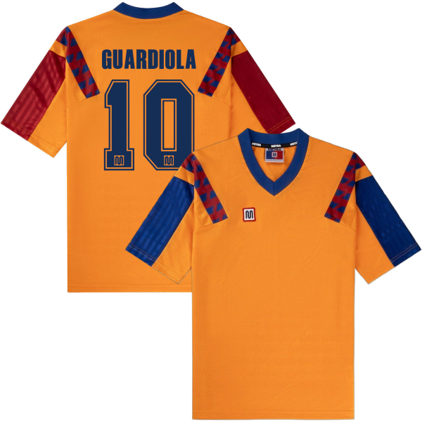 Meyba - FC Barcelona Retro Voetbalshirt 1991-1992 + Guardiola 10