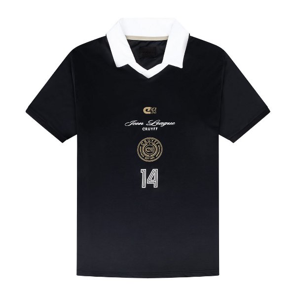 Cruyff Icon League Soccer Polo - Black