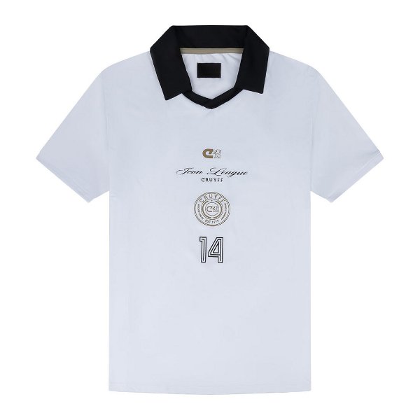 Cruyff Icon League Soccer Polo  - Cream