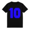 FC Eleven 90's Flock Backnumber T-Shirt - Black/Blue
