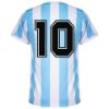 Argentinië Retro Voetbalshirt WK 1986 + Nummer 10