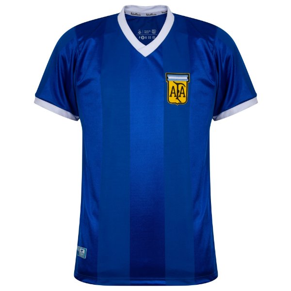 Argentina Retro Football Away Shirt World Cup 1986