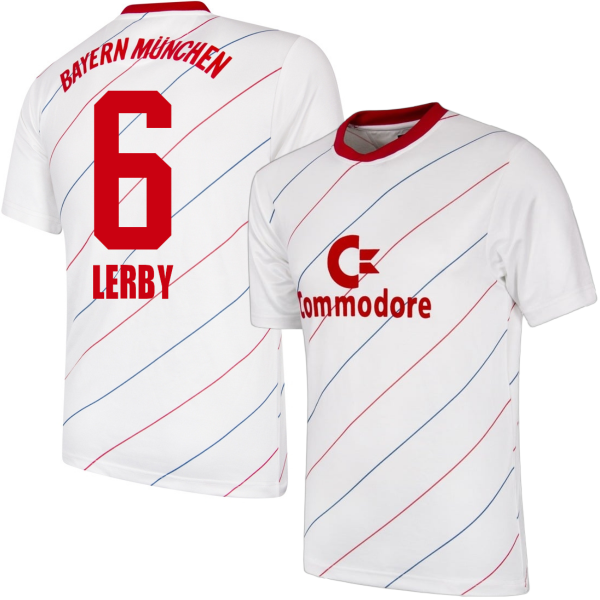 Bayern Munich Retro Football Shirt 1985-1986 + Lerby 6