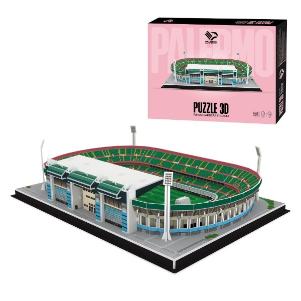 Palermo Stadio Renzo Barbera - 3D Puzzle