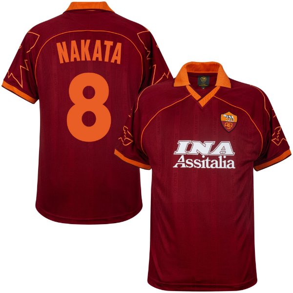 Picture of COPA Football - AS Roma Retro Football Shirt 1999-2000 + Nakata 8