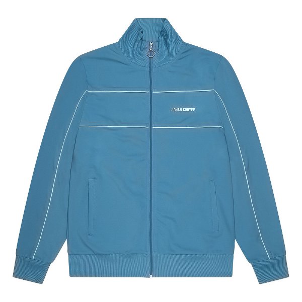 Johan Cruyff - Retro Trainingsjack - Blauw