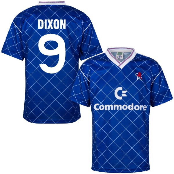 Chelsea Retro Voetbalshirt 1987-1988 + Dixon 9