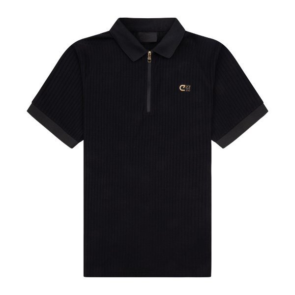 Cruyff - Toresso Poloshirt - Zwart/ Goud